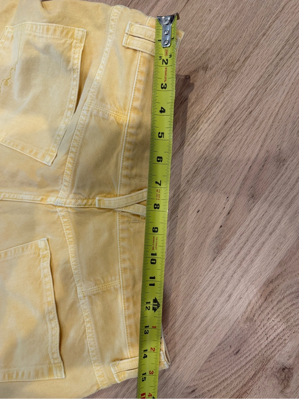 We The Free Yellow Montana Jean Shorts - Picture 9 of 14